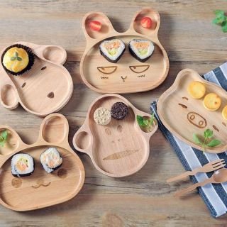 piatti legno animali