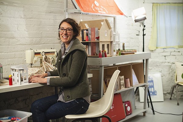 Faculty member Alyson Beaton, Lille Huset kickstarter project