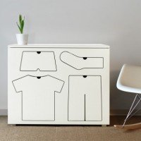 comodino con cassetti per bambini
