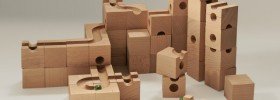 cuboro - costruzioni e pista per lebiglie