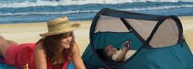pop up travel bed