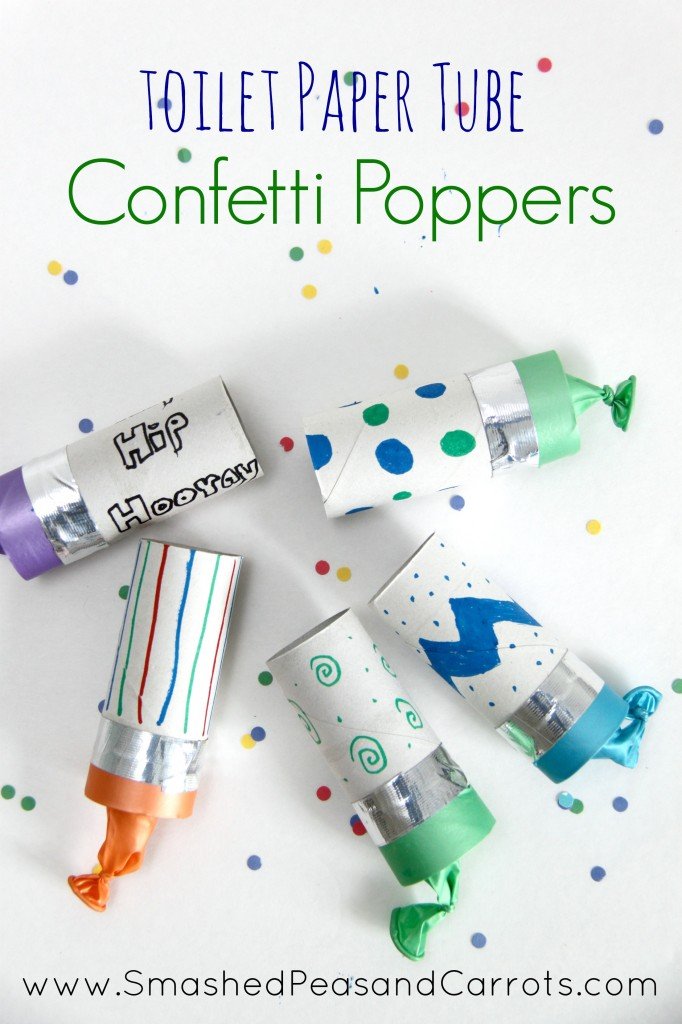 toilet paper tube confetti