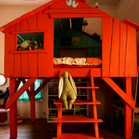 letto casa sull'albero