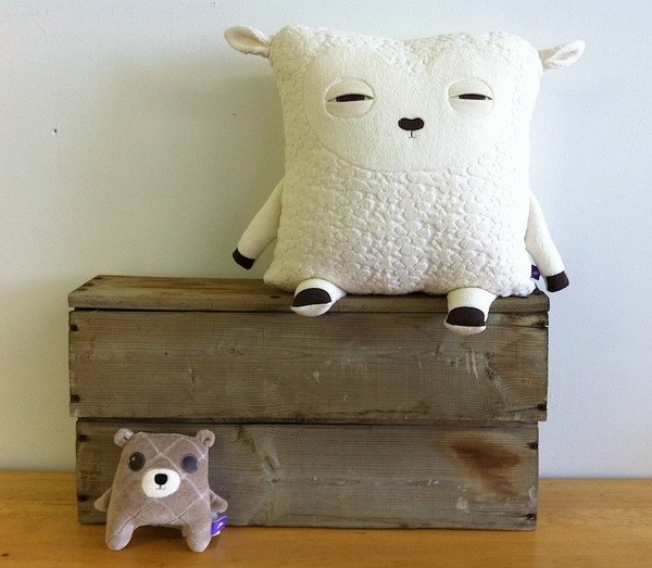 Velvet Moustache — Mouton pillow